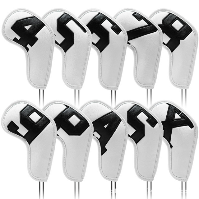 Golf Iron Numbered Head Covers Set Of 10