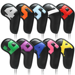 Golf Iron Numbered Head Covers Set Of 10