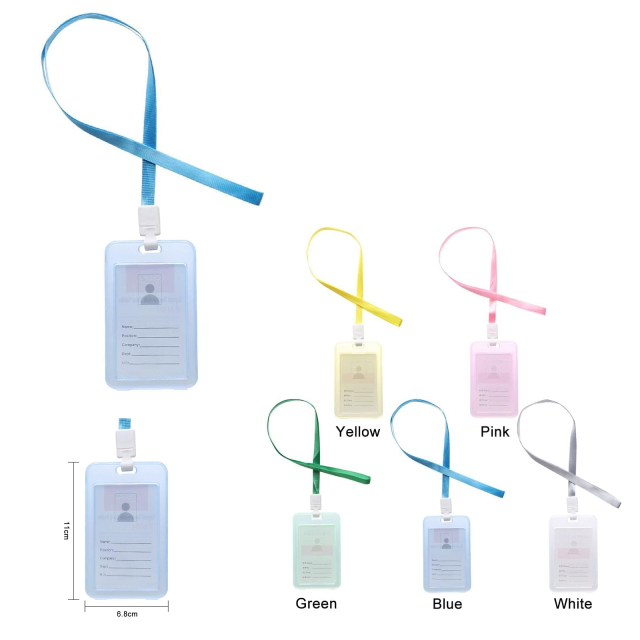 Identity Card Holder With Lanyard