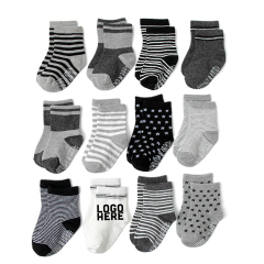 Combed Cotton Non-Slip Dispensing Children's Socks