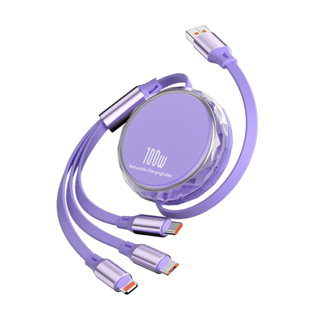 3-In-1 Retractable Data Cable