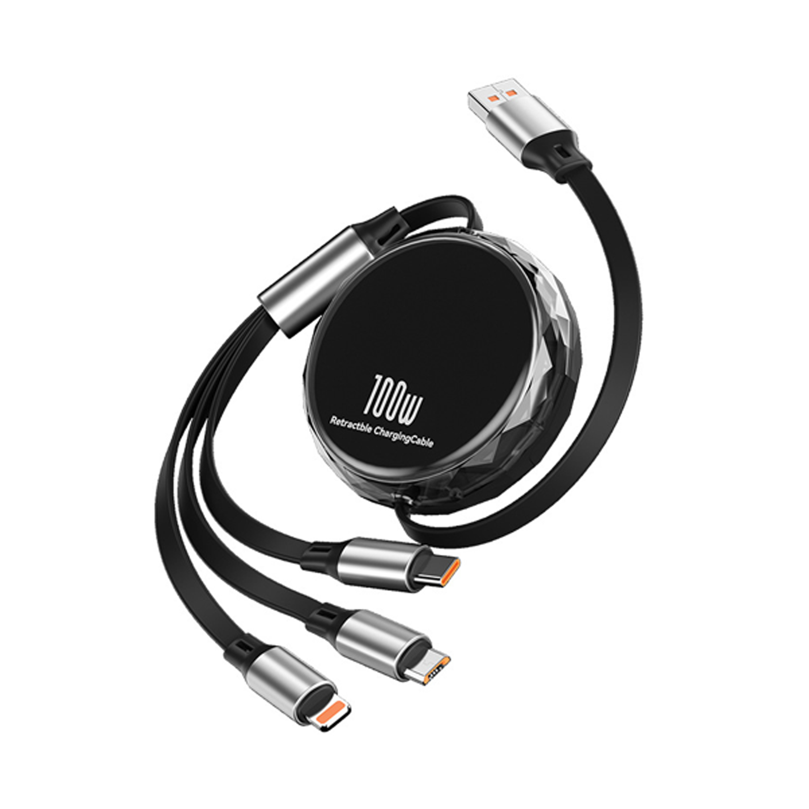 3-In-1 Retractable Data Cable