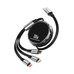 3-In-1 Retractable Data Cable
