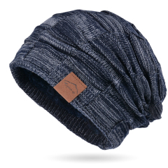 Lined Knit Warm Thick Skully Stocking Binie Hat