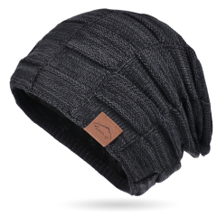 Lined Knit Warm Thick Skully Stocking Binie Hat