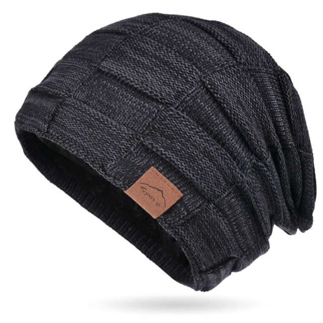 Lined Knit Warm Thick Skully Stocking Binie Hat