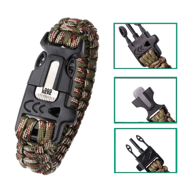 Multi-function Tactical Survival Bracelet