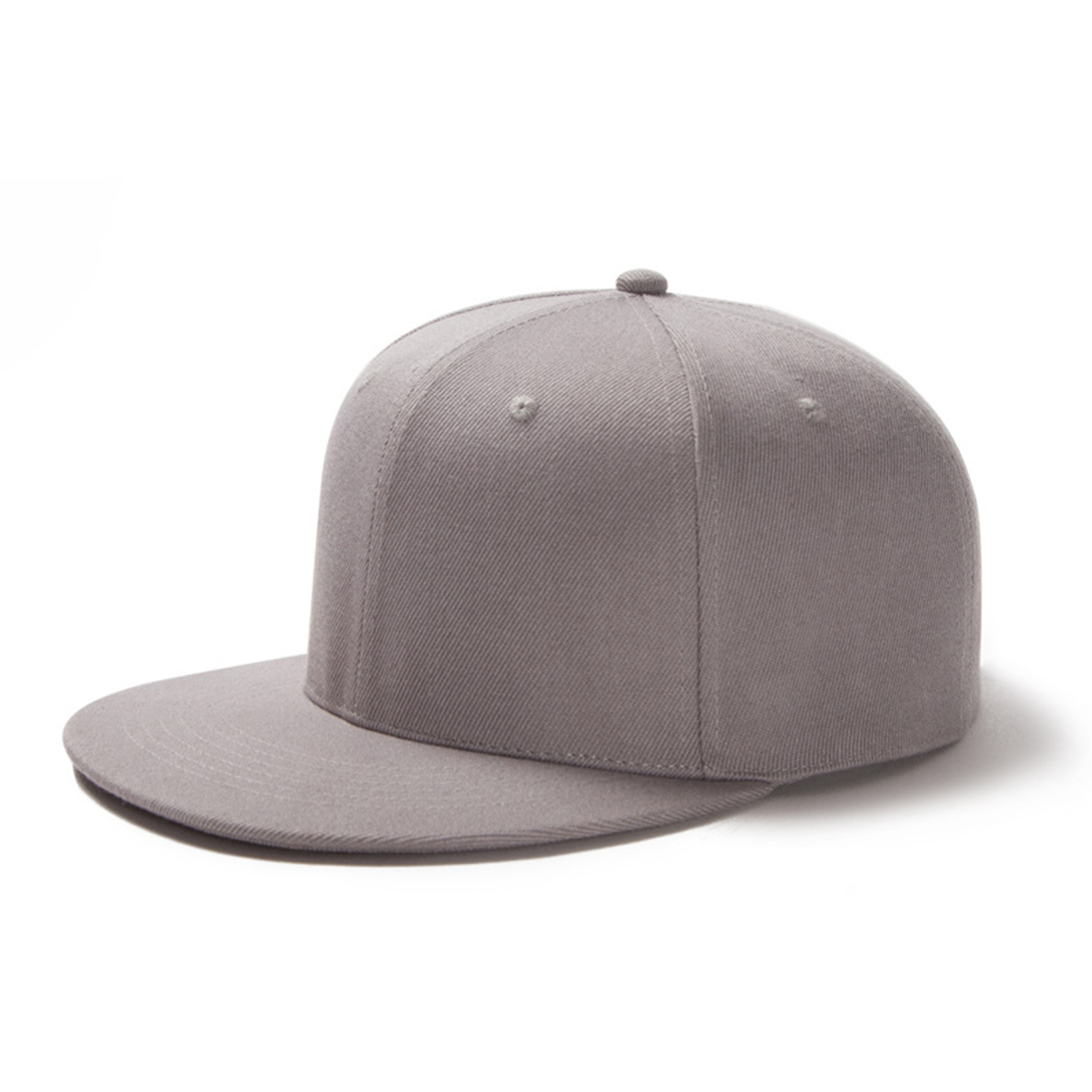 Adjustable Plain Sports Flat-Brim Hat