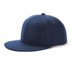 Adjustable Plain Sports Flat-Brim Hat
