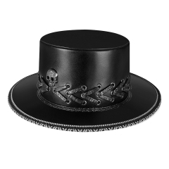 Steampunk Leather Plague Hat Dress Up Top
