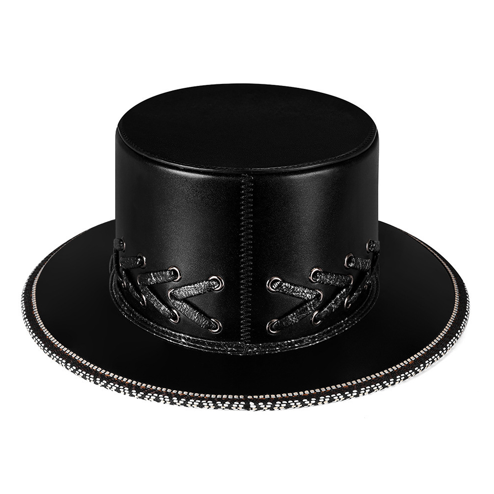 Steampunk Leather Plague Hat Dress Up Top