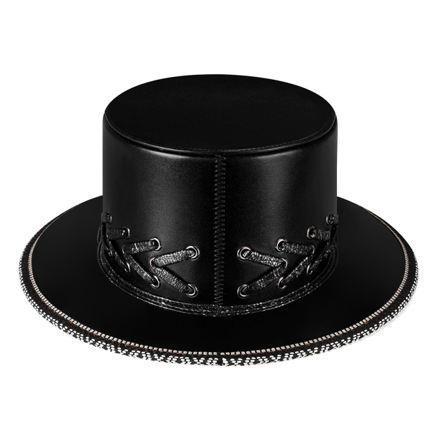 Steampunk Leather Plague Hat Dress Up Top
