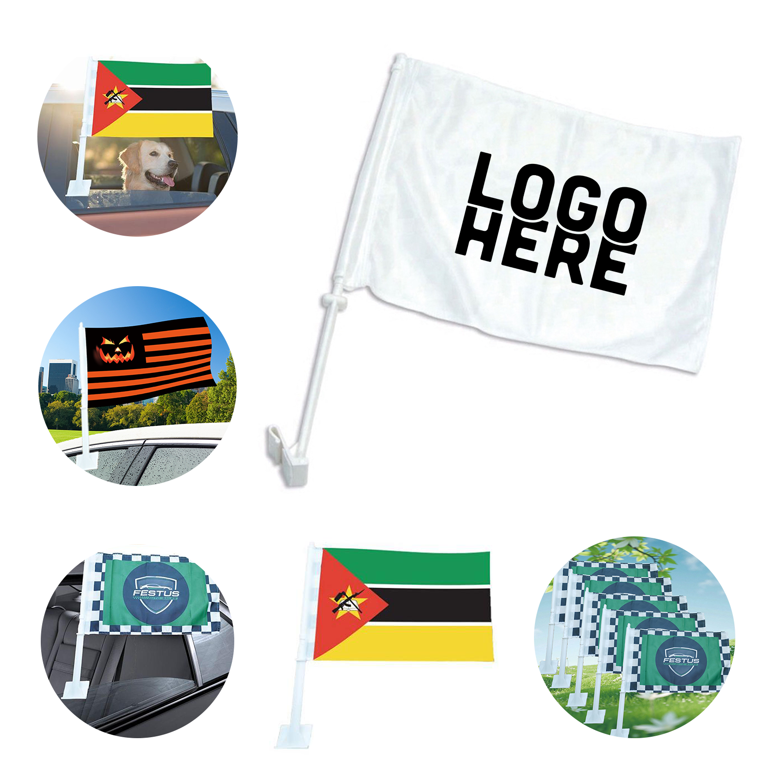 Sports Team Vehicle Flag