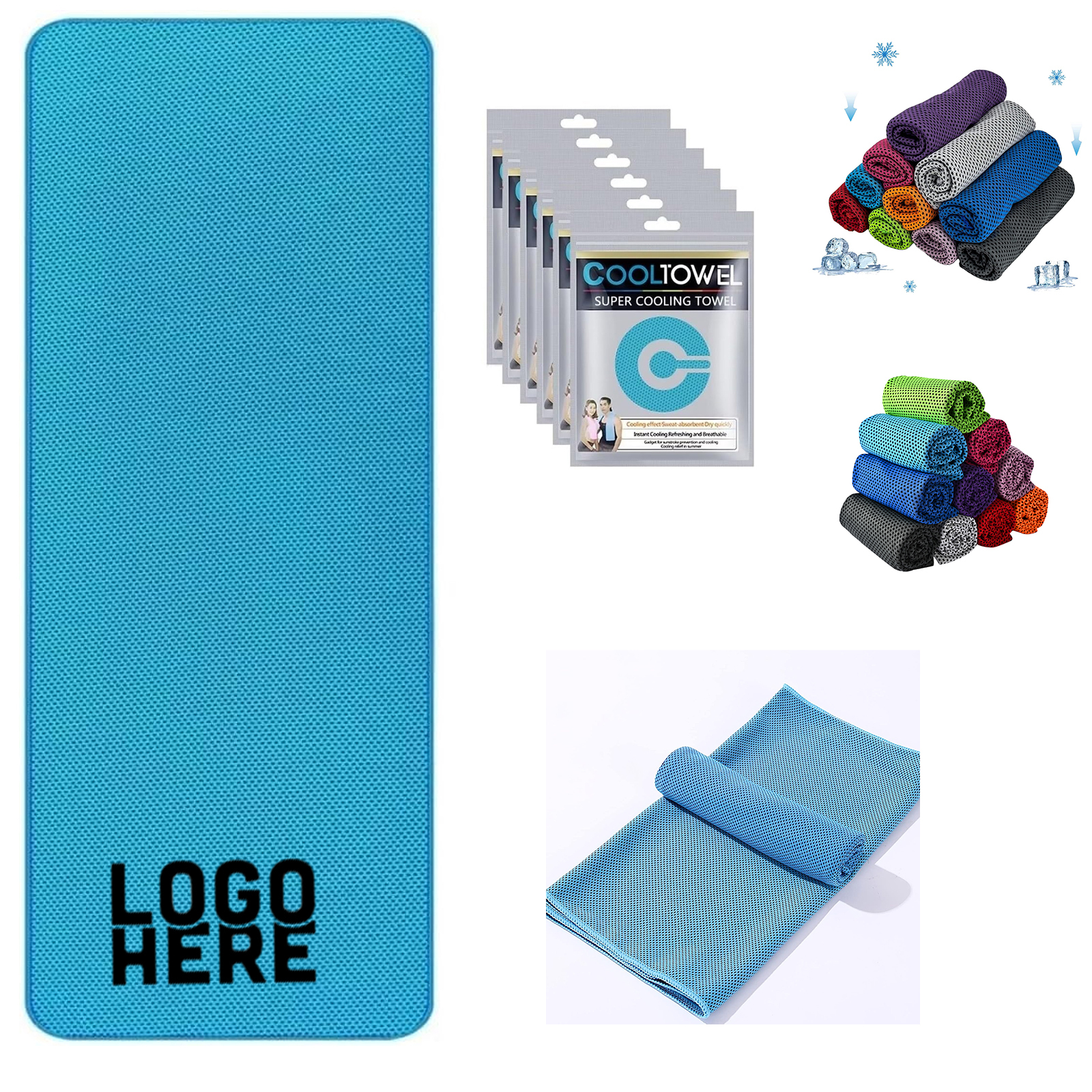 Cooling Quick-Dry Sports Towel With Logo