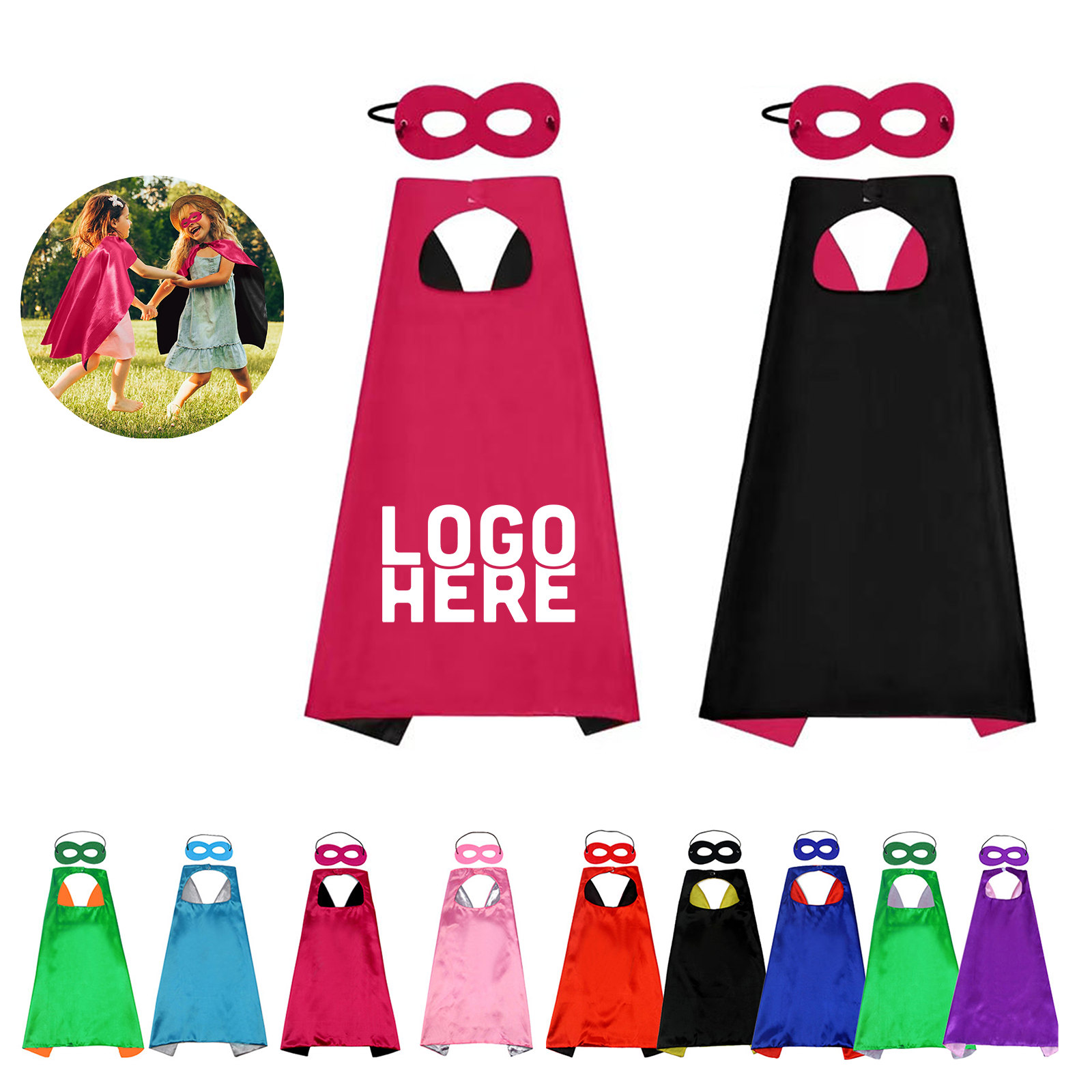 Superhero Cloak With Adjustable Closure