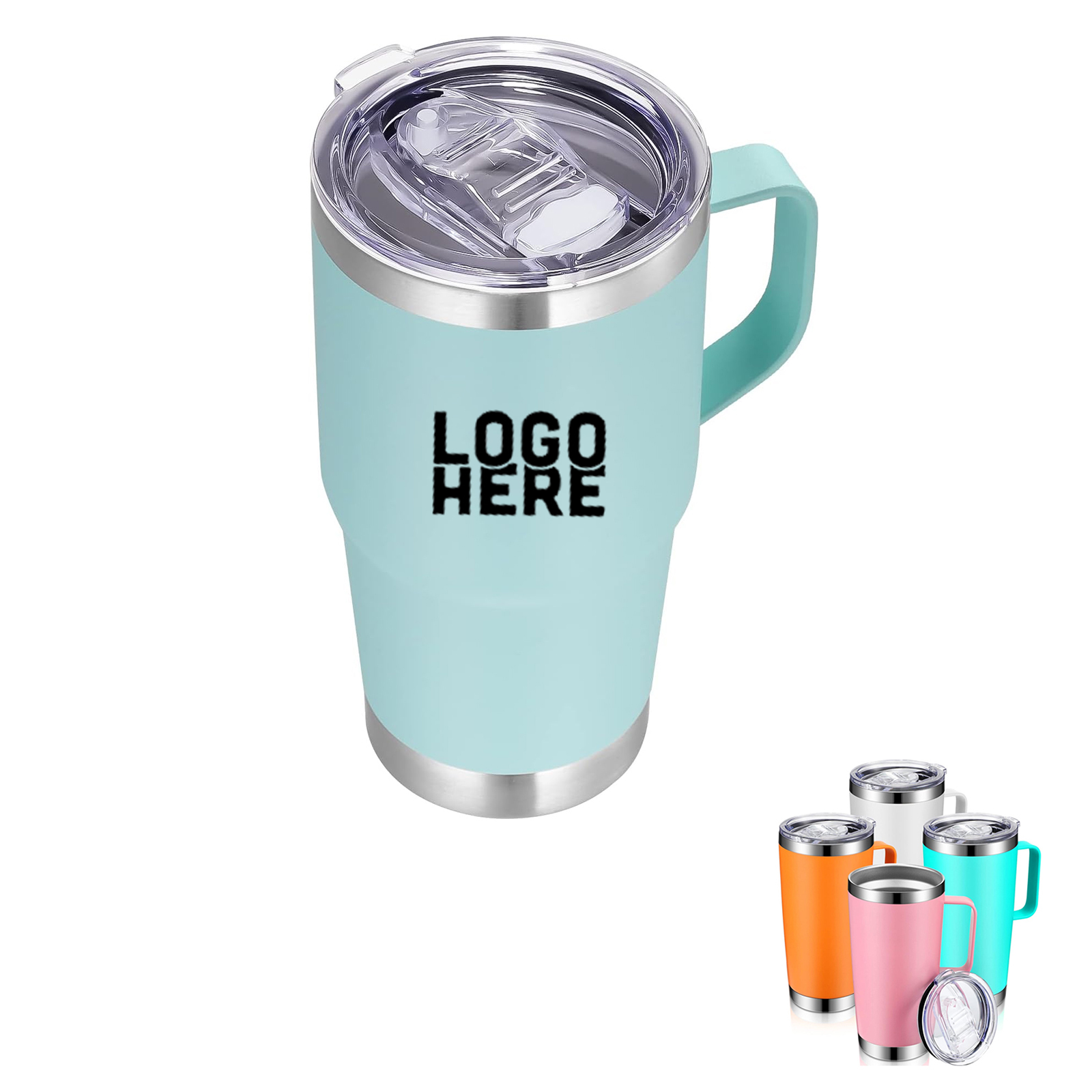 20 Oz Vacuum Cup With Handle