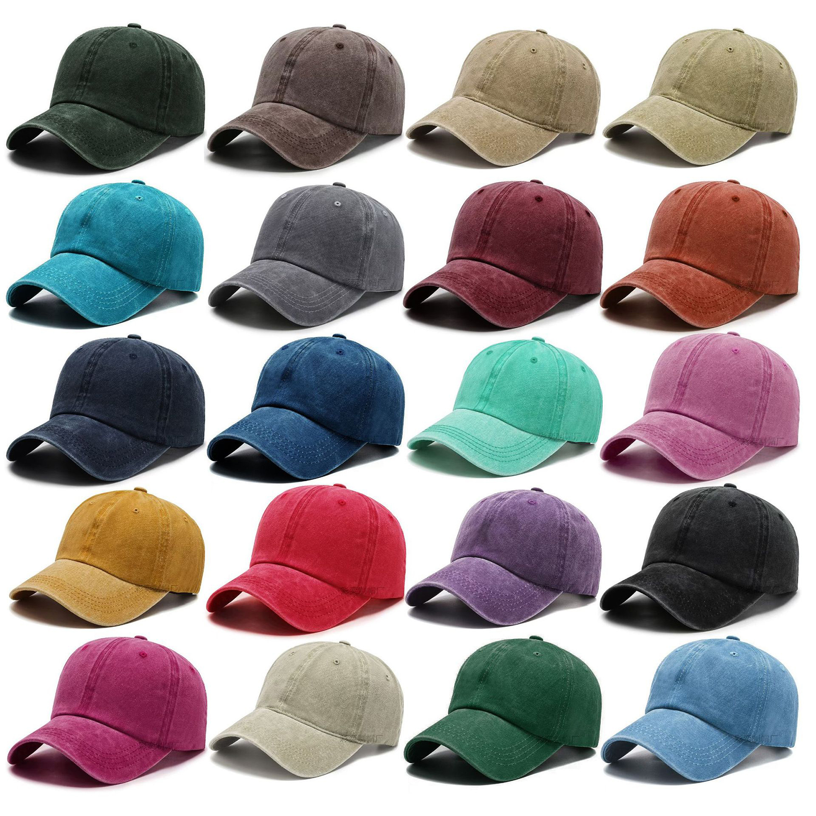 Washed Cotton Custom Cap