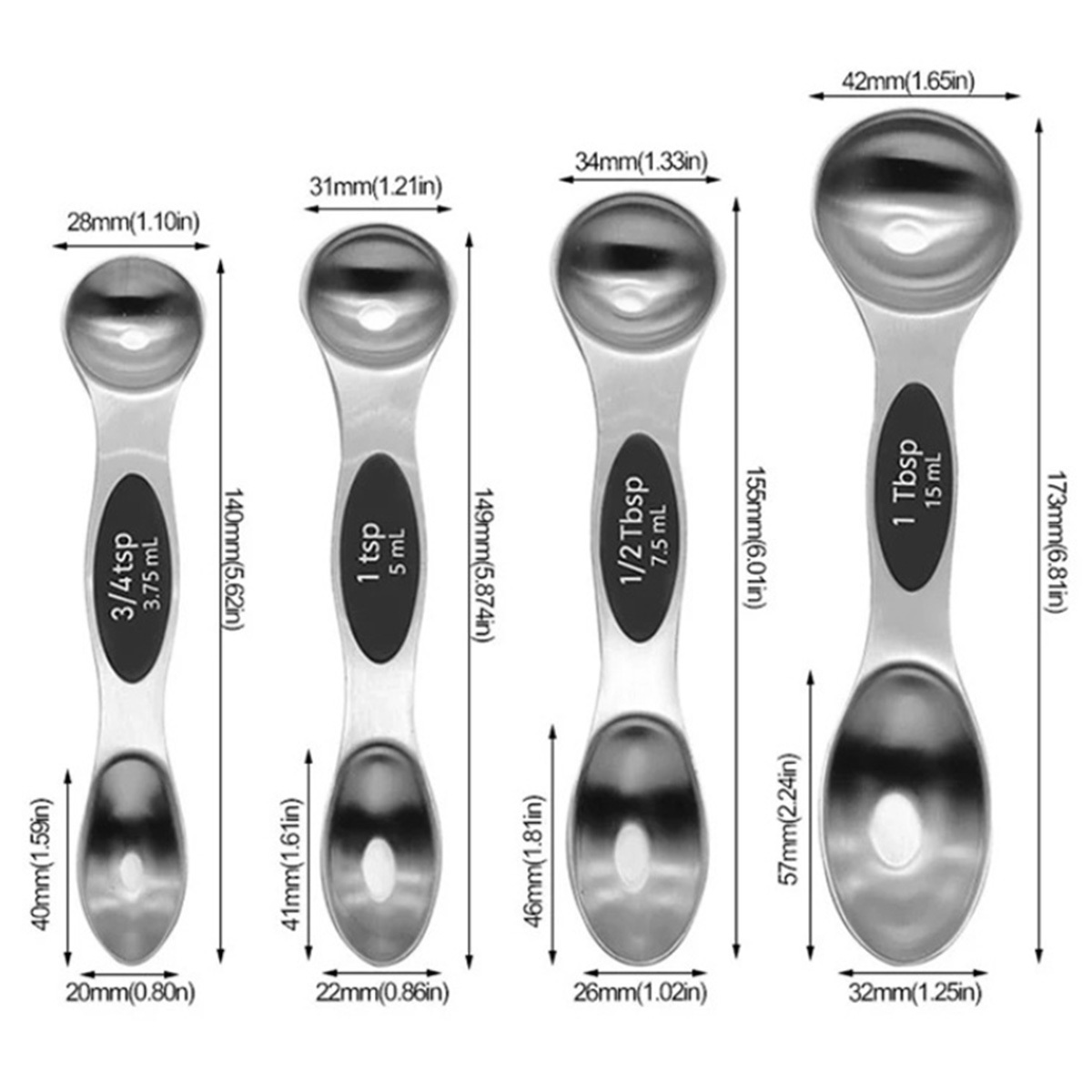 Dual Head Measuring Spoon Set