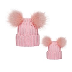 Family Matching Ribbed Knit Beanies
