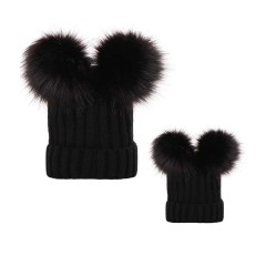 Family Matching Ribbed Knit Beanies