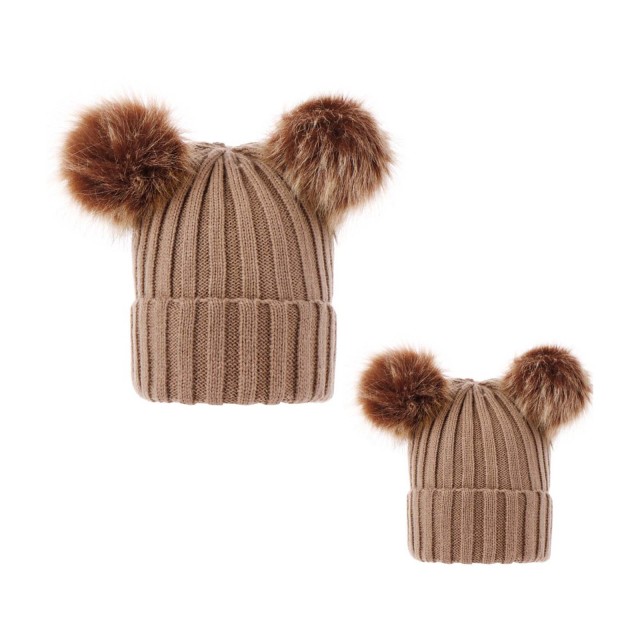 Family Matching Ribbed Knit Beanies