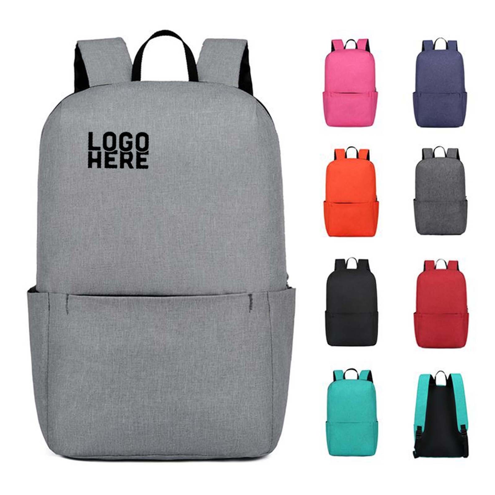 Backpack Single Colour Stylish Simple Color Backpack Outdoor