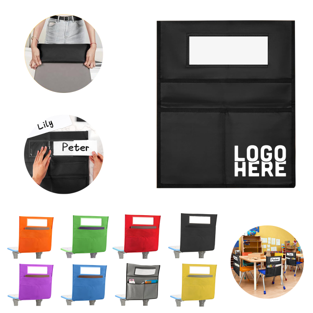 Desk Backrest Organizer Pouch