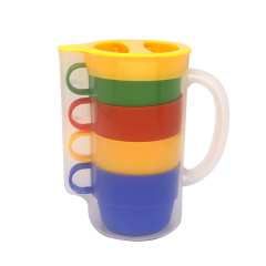 Rainbow Plastic Cup Set