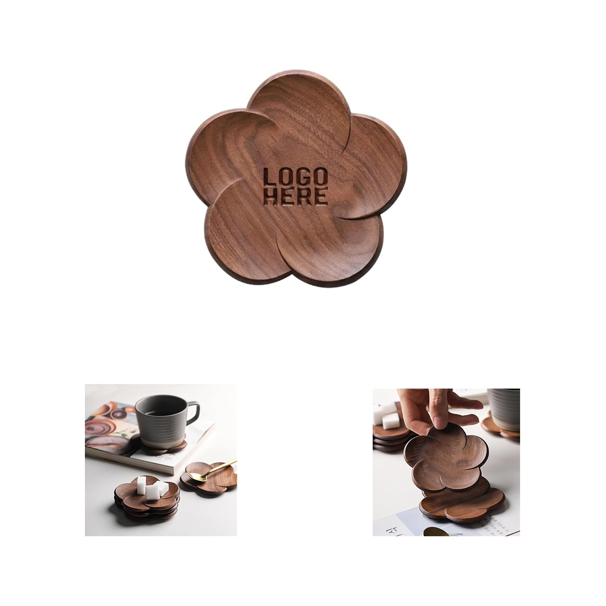 Wood Drink Coasters