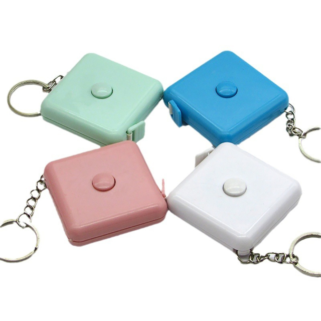 Retractable Measuring Tape Keychain