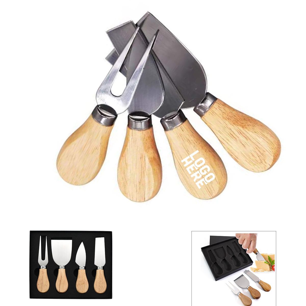 Stainless Steel Cheese Knife Set