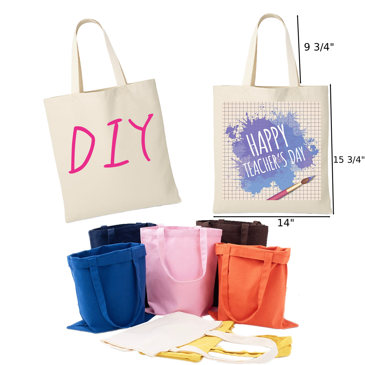 12oz Canvas Tote Handbag
