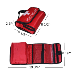 Foldable Three-Function First Aid Kit