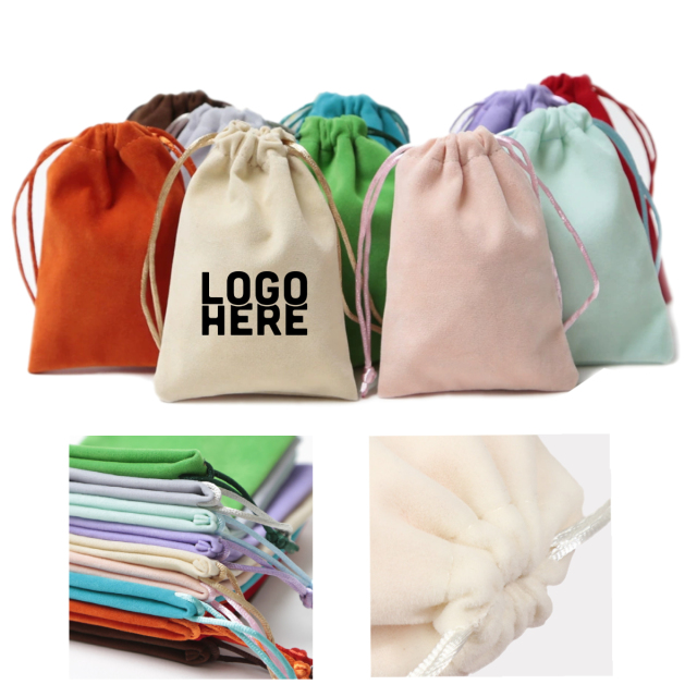 Velvet Gift Drawstring Bag