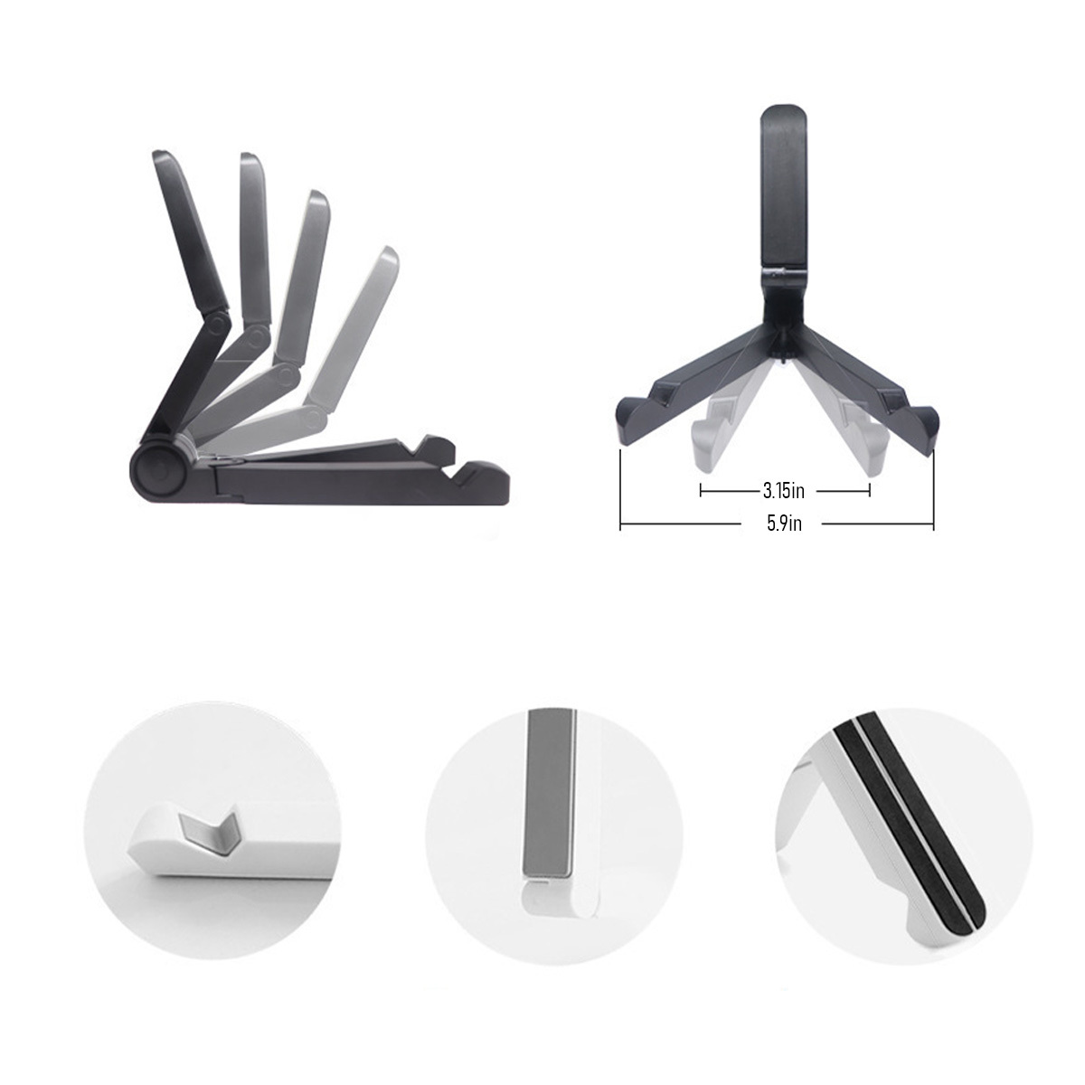 Foldable Adjustable Angle Tablet Stand