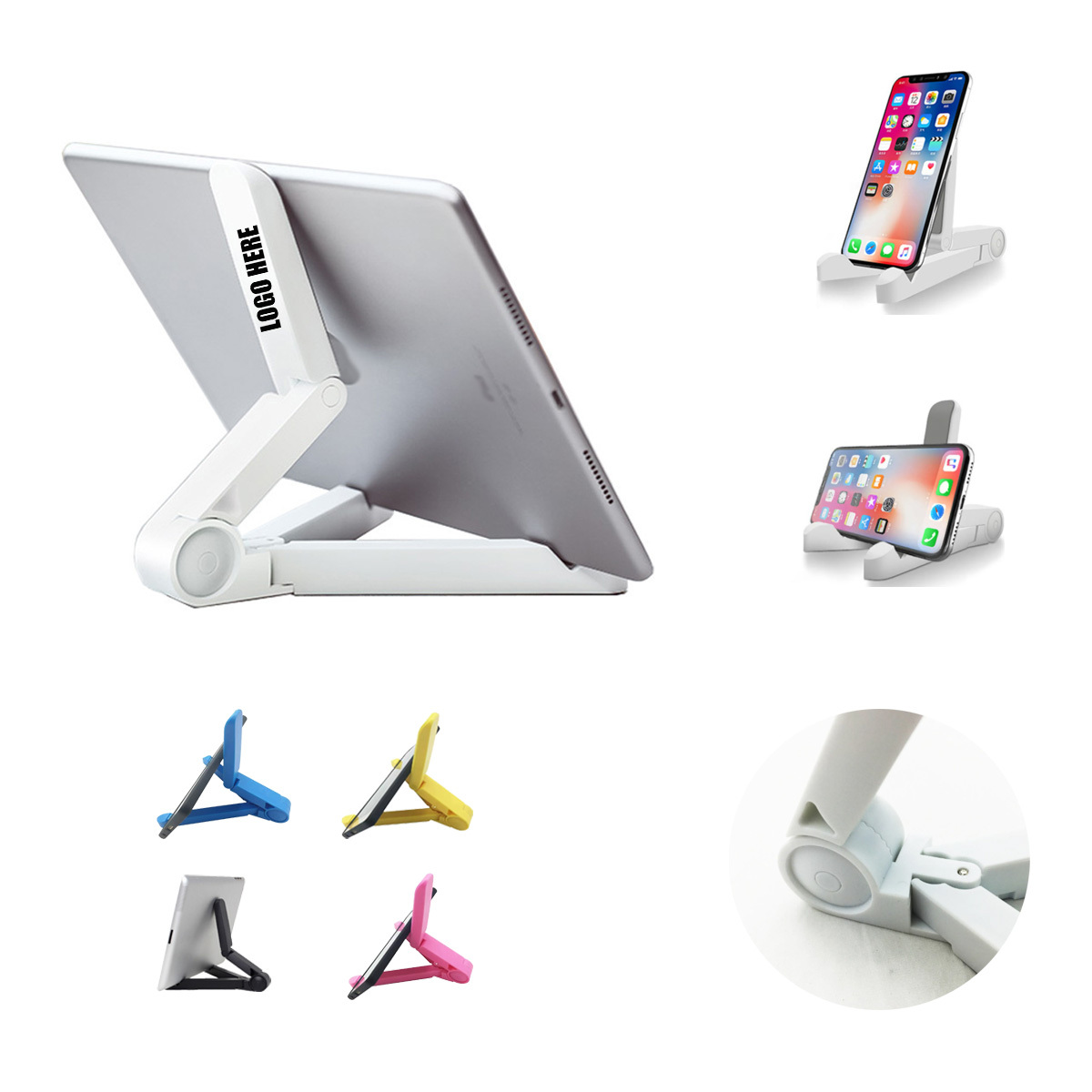 Foldable Adjustable Angle Tablet Stand