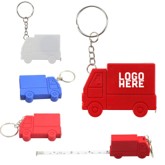 Mini Truck Shape Tape Measure Keychain