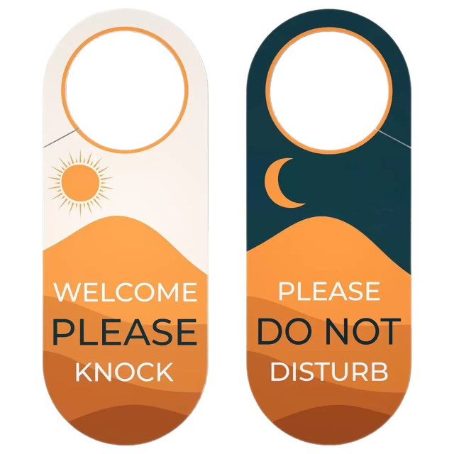 Do Not Disturb Hanger Sign