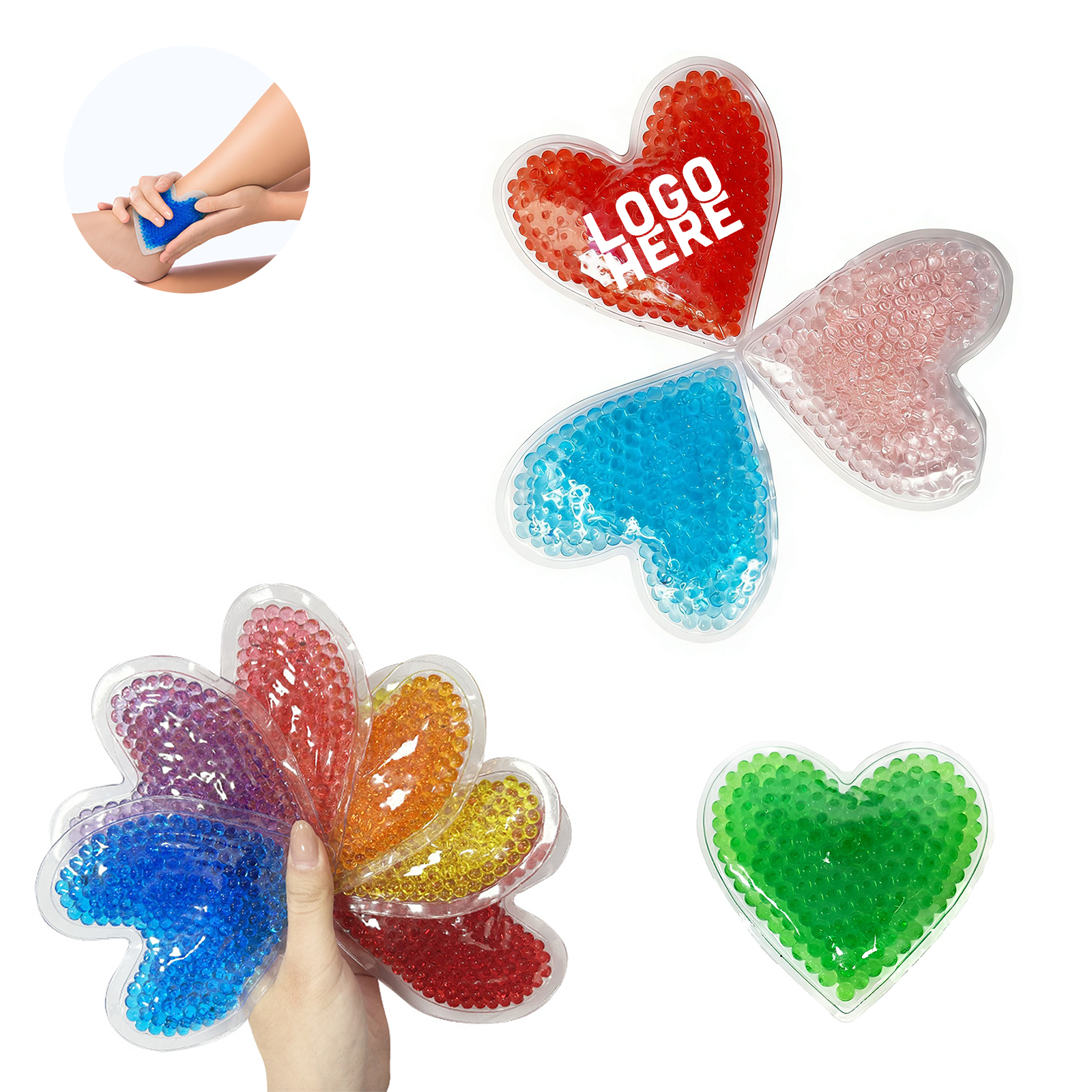 Heart-Shaped Gel Beads Pack