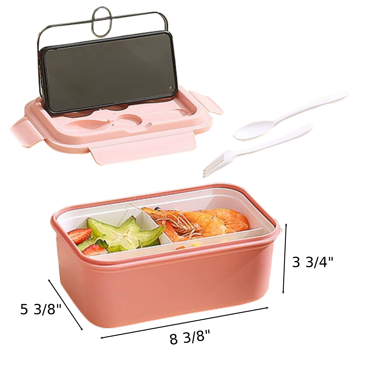 All-In-One With Compartments Lunch Box