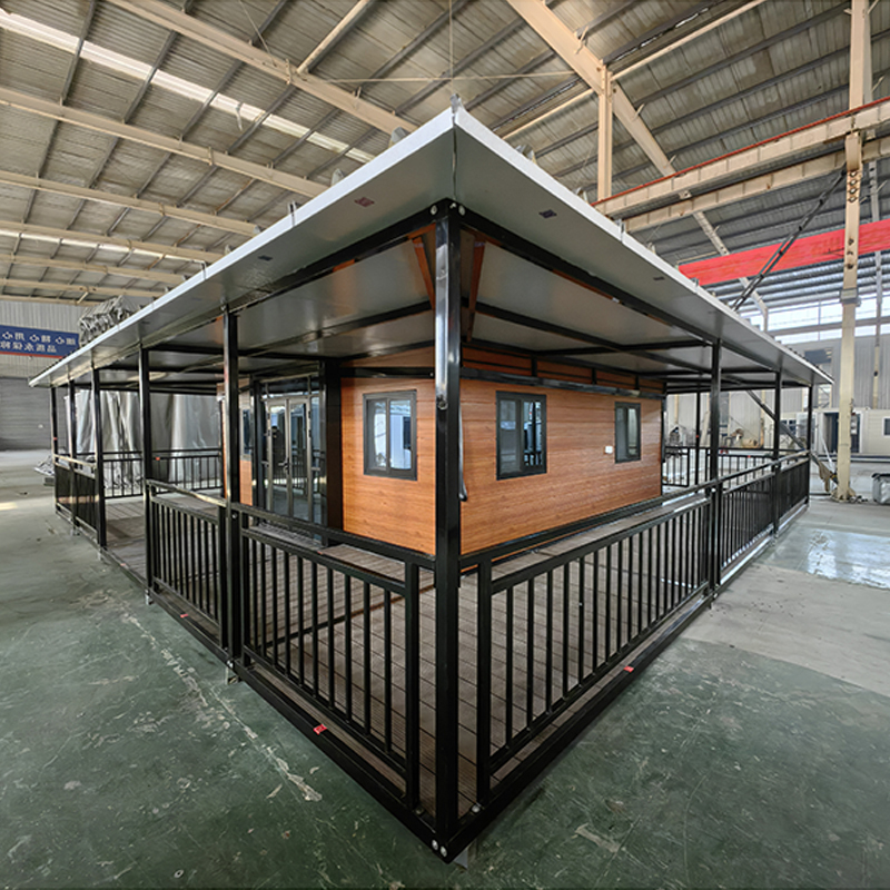 Expandable Container House With Ring Terrace