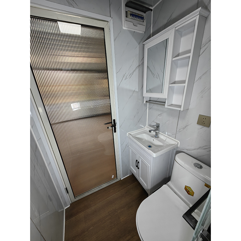 Wood Grain Exterior Cladding Expandable Container House