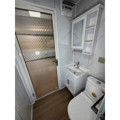 Wood Grain Exterior Cladding Expandable Container House