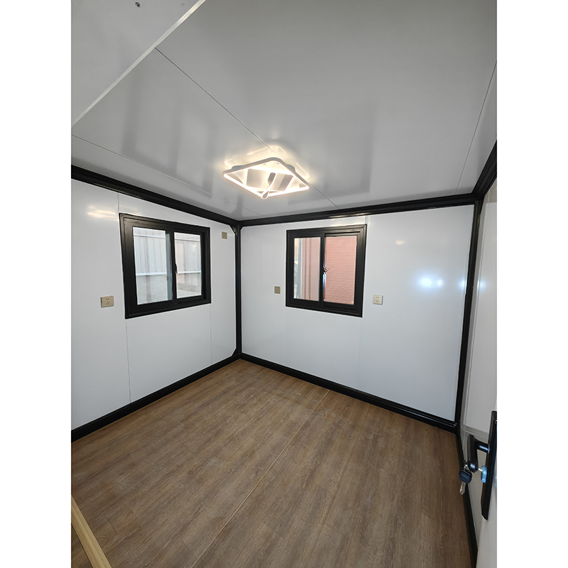 Wood Grain Exterior Cladding Expandable Container House