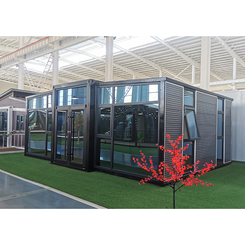 Glass Exterior Wall Expandable Container House
