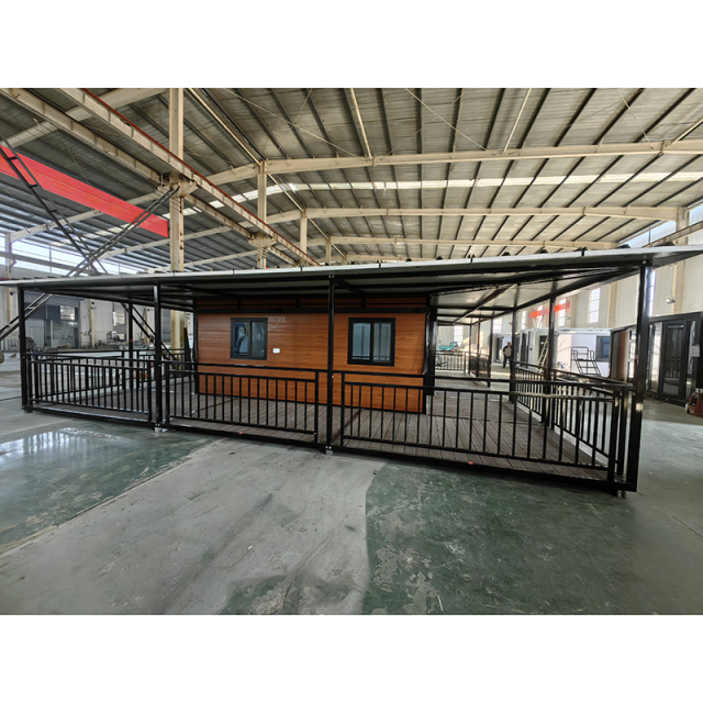 Expandable Container House With Ring Terrace