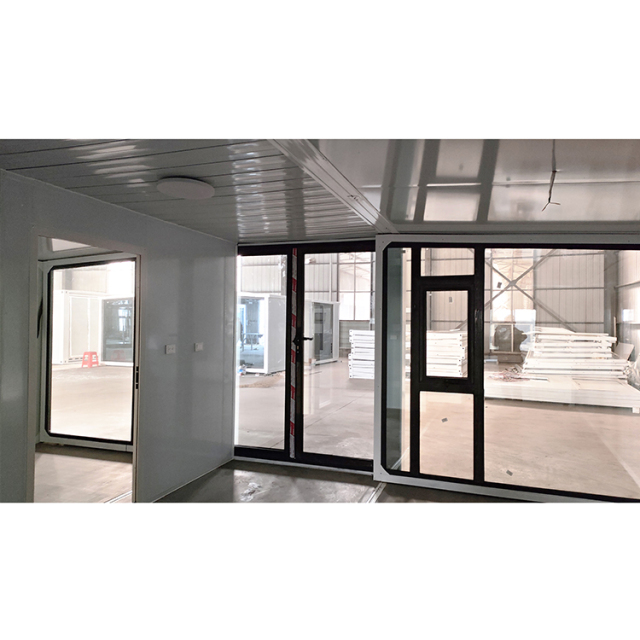 Glass Curtain Wall Prefabricated Folding House