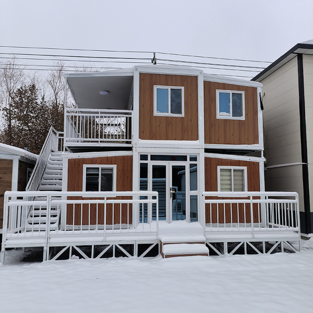 Two Floors Prefabricated Expandable Containers Home