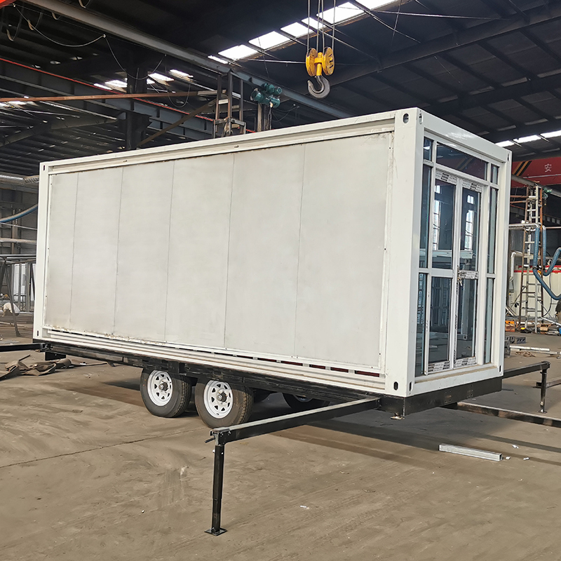 Prefabricated Expandable Container House With Trailer