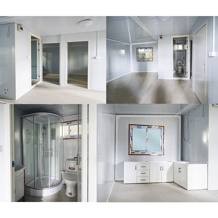 Prefabricate Modular House With Entrance Door Canopy